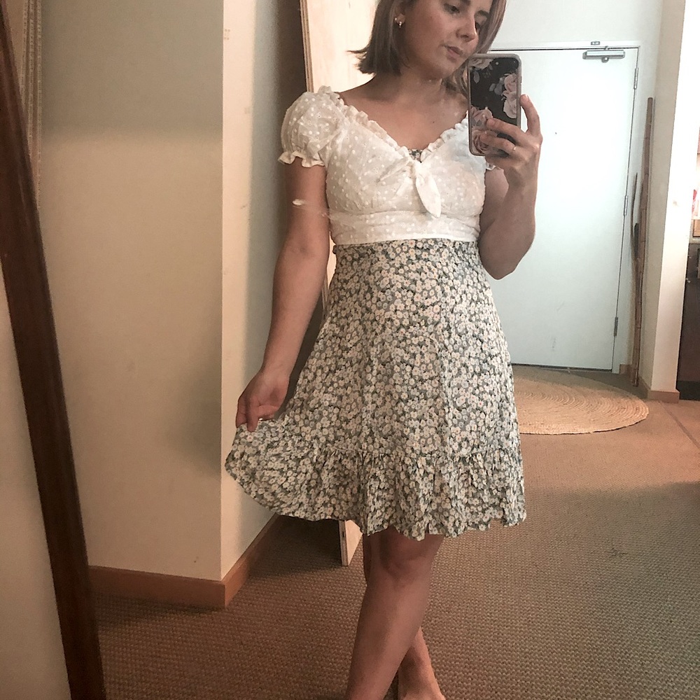 SHEIN floral spaghetti dress szS